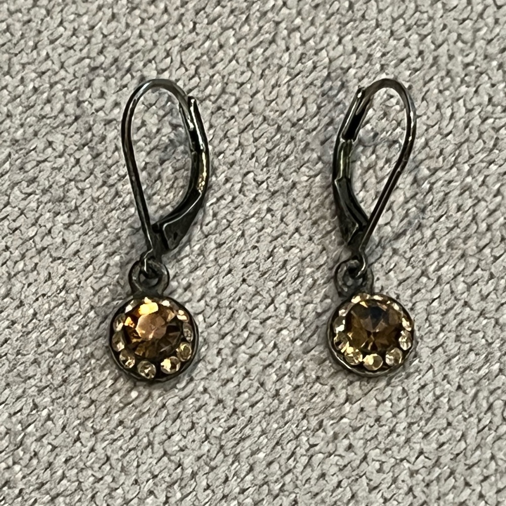 Chocolate diamond earrings